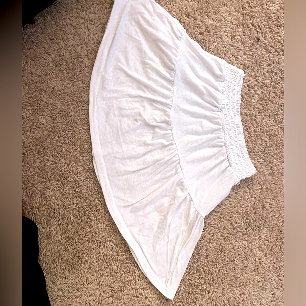 White skirt